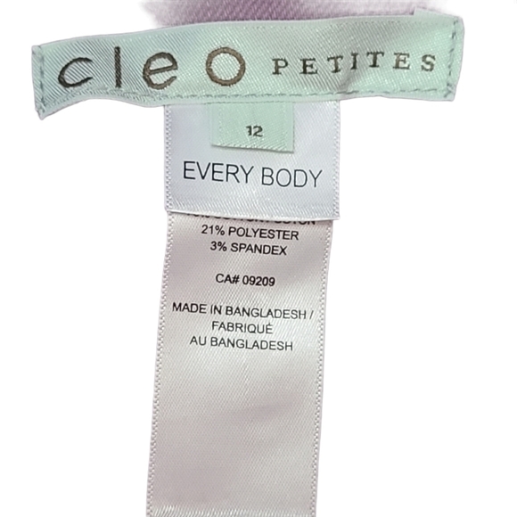 Cleo Petites every body purple  straight leg pants - Picture 4 of 11